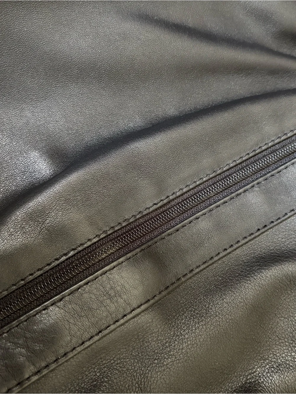 Tumi Leather Messenger Bag Briefcase
